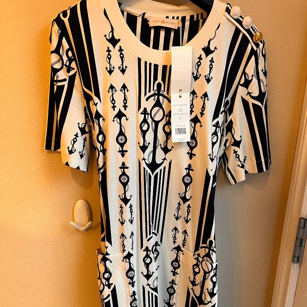 Tory Burch Women's Belted T-shirt Dress